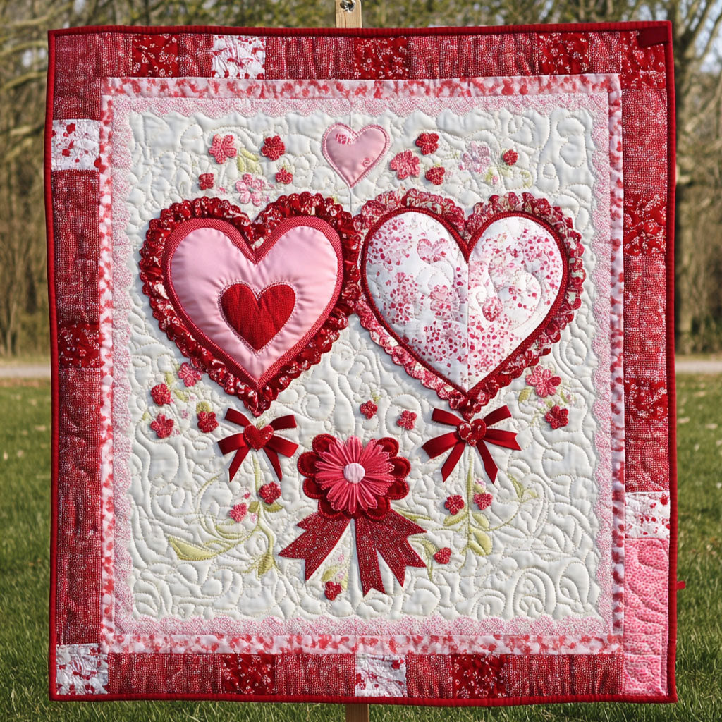Sweetheart Serenade Quilted Blanket