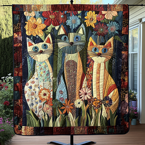 Tail Tapestry Quilted Blanket