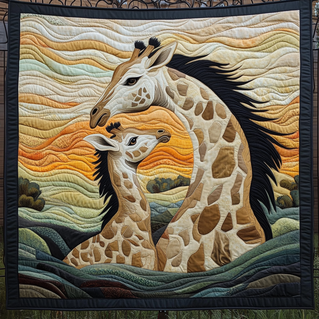 Tall and Tranquil Quilted Blanket