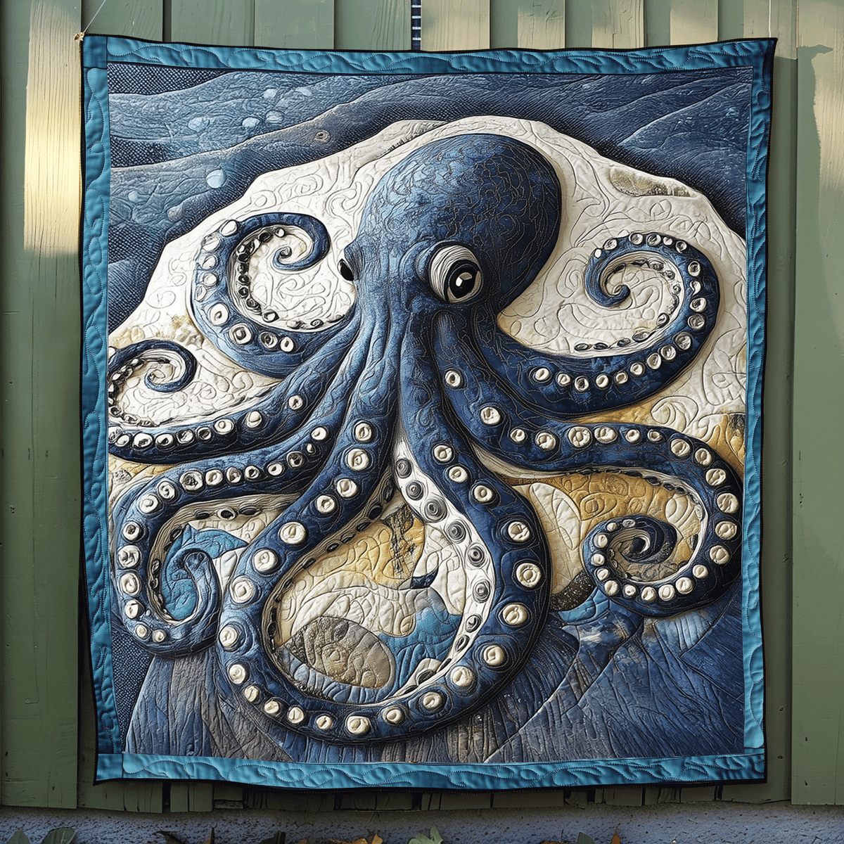 Tentacle Dance Quilted Blanket