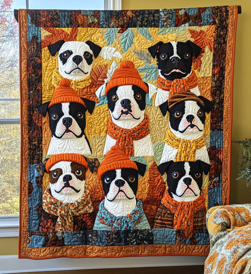 Terrier Dreams Quilted Blanket