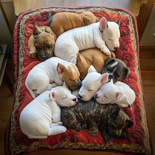 Terrier Puppy Love Quilted Blanket