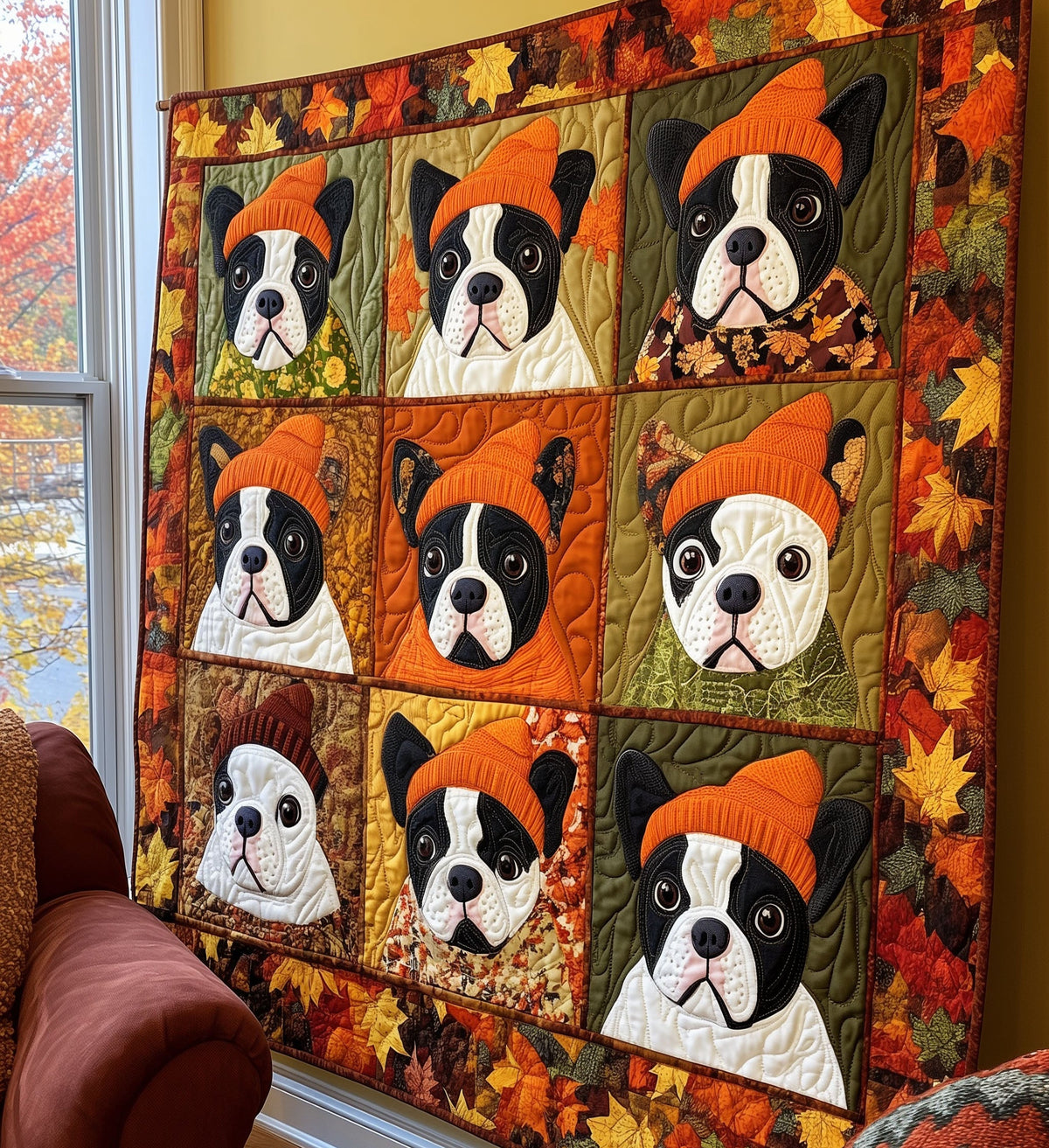 Terrier Tails Quilted Blanket