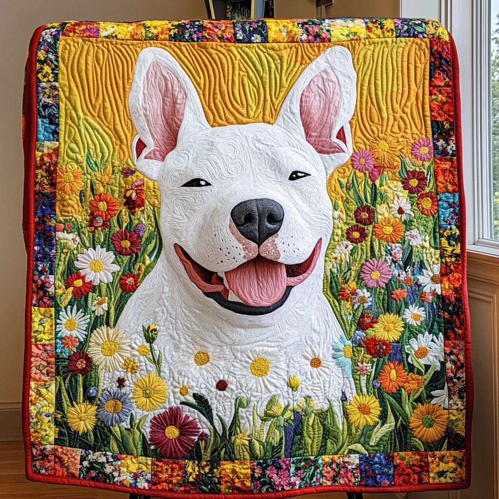 Terriers Garden Delight Quilted Blanket