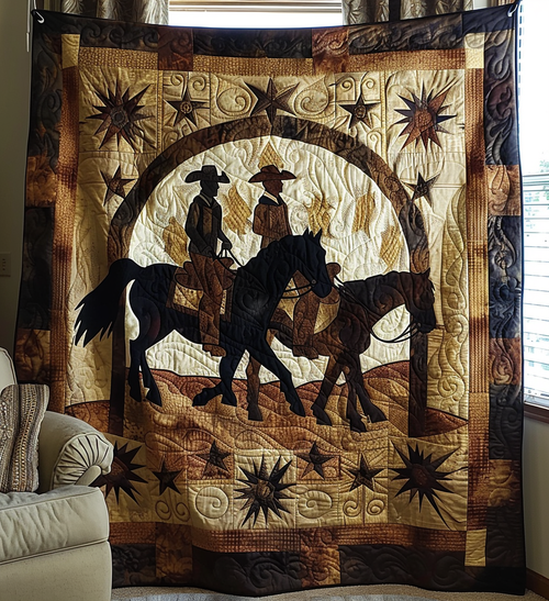 Texas Whisper Quilted Blanket