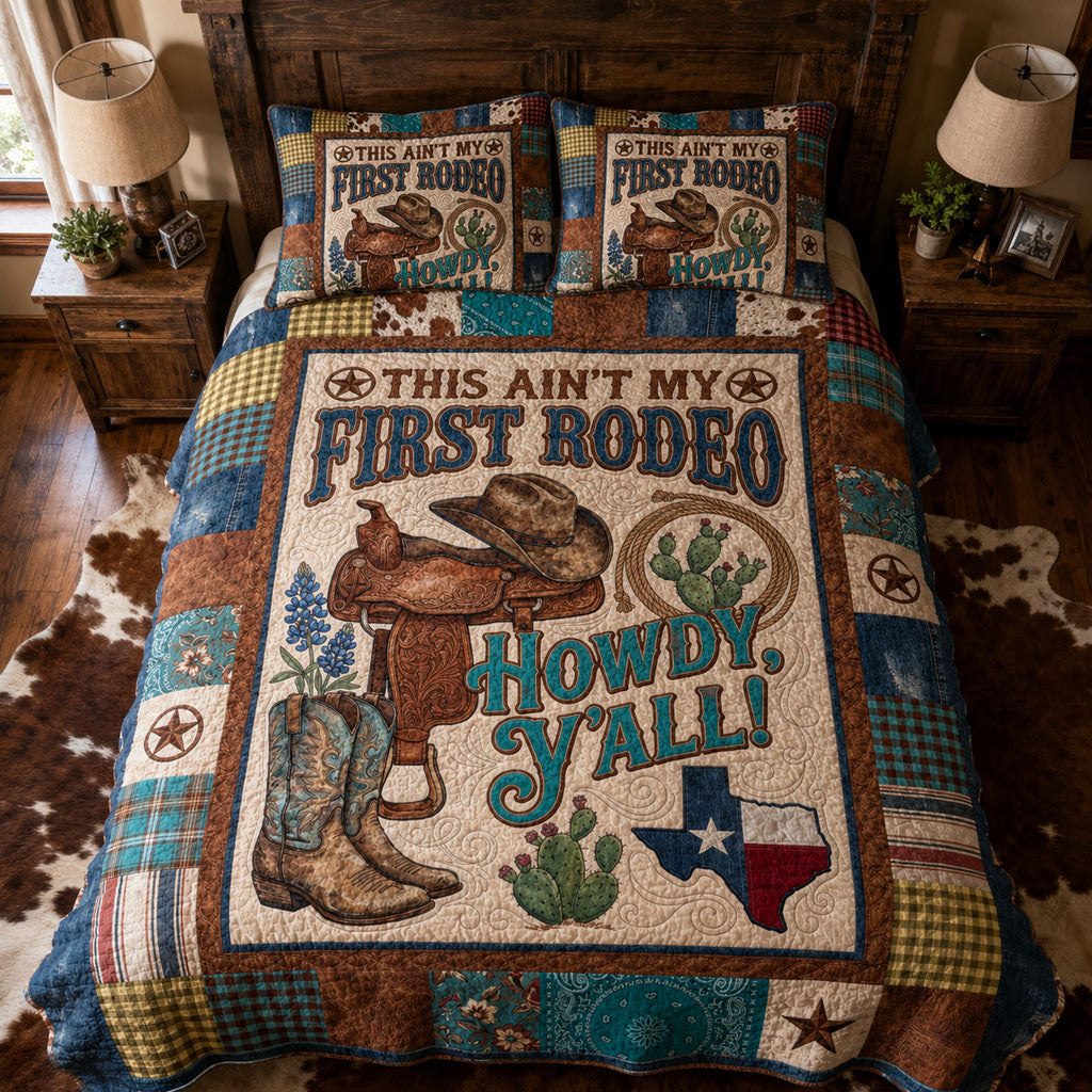 Texas Heritage Living 3-Piece Quilted Bedding Set