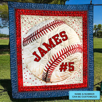 The Big League Personalized Quilted