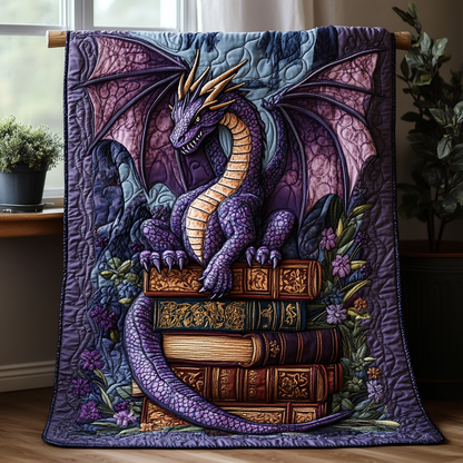 The Embered Crown Quilted Blanket