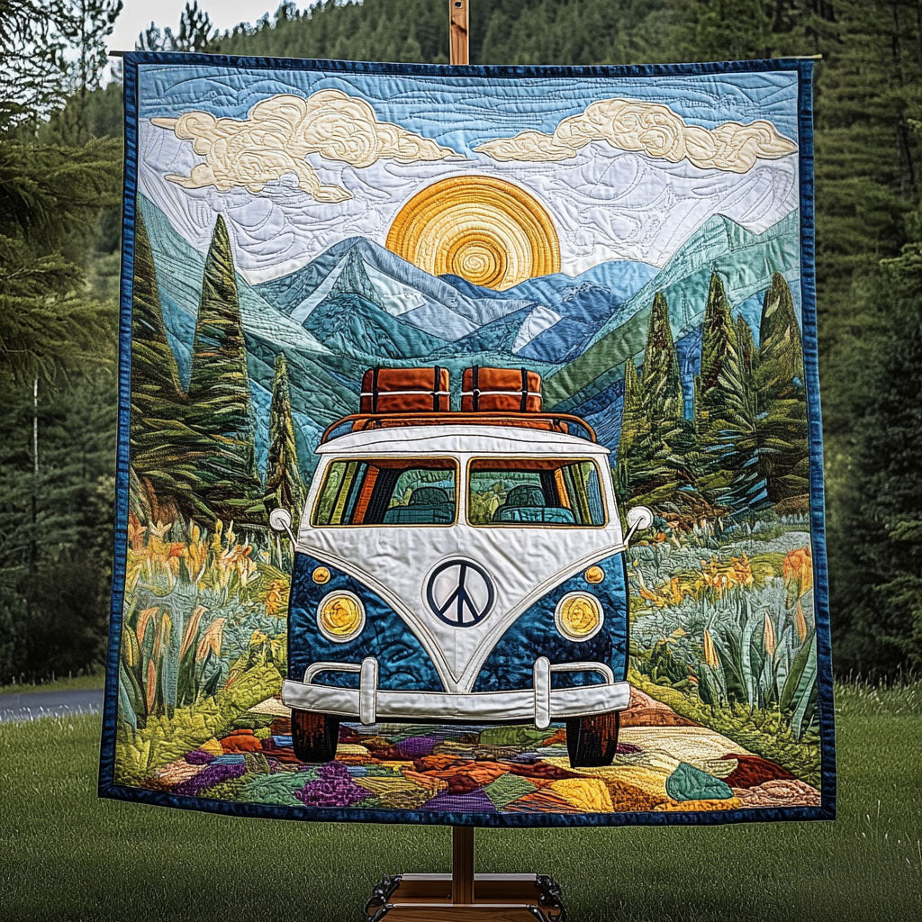 The Freedom Ride Quilted Blanket