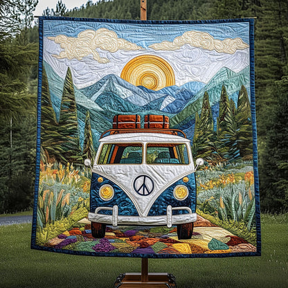 The Freedom Ride Quilted Blanket