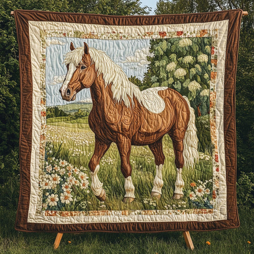 The Great Trotter Quilted Blanket