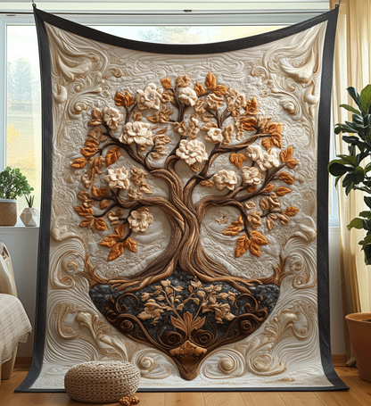 The Living Nexus Quilted Blanket
