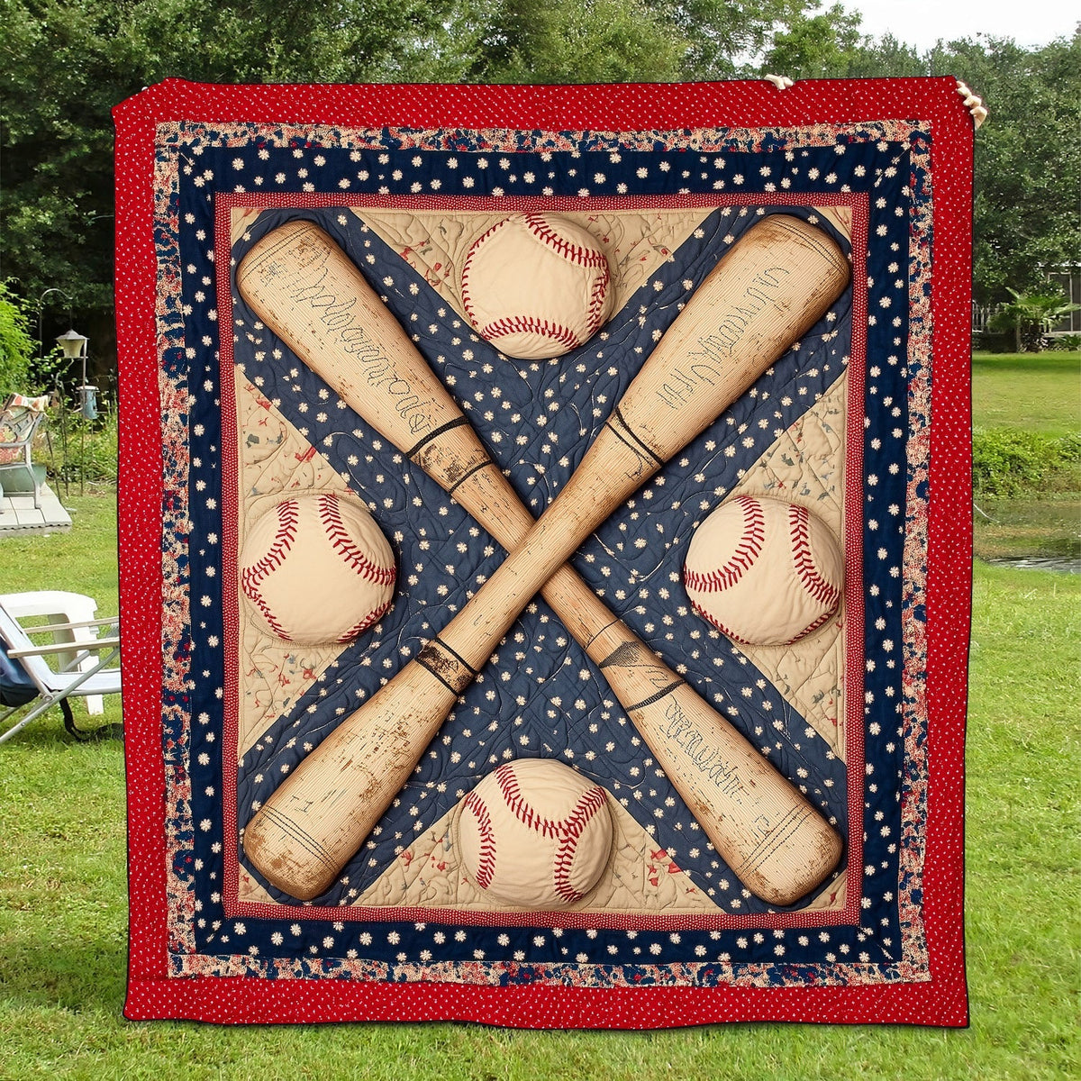 The Perfect Pitch Quilted Blanket