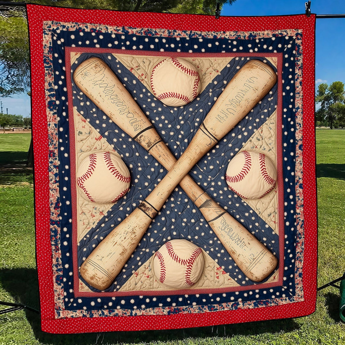 The Perfect Pitch Quilted Blanket