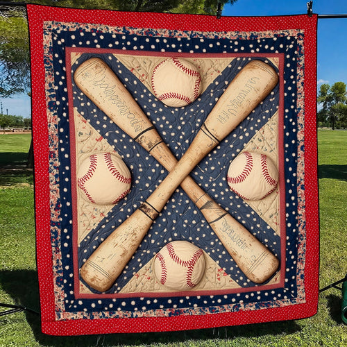 The Perfect Pitch Quilted Blanket