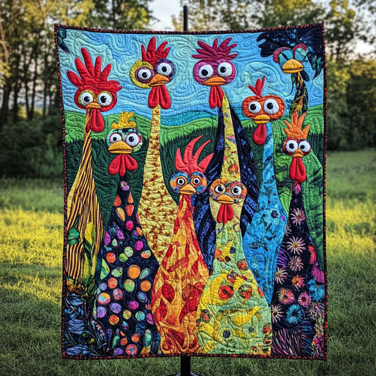 The Sassy Peckers Quilted Blanket