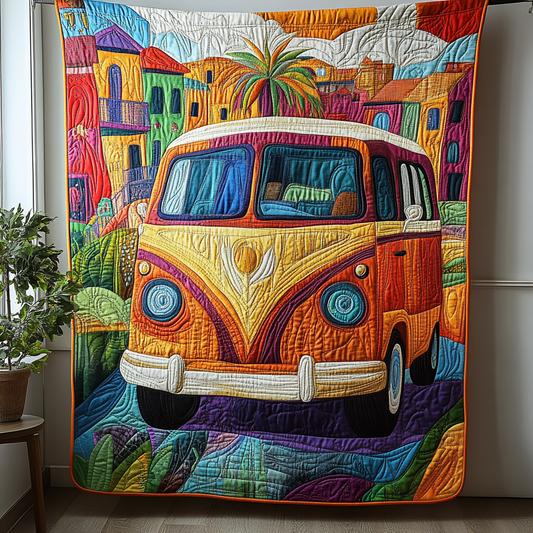 The Scenic Quilt Route Quilted Blanket