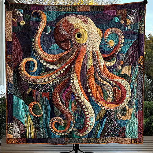Tidal Wonders Quilted Blanket