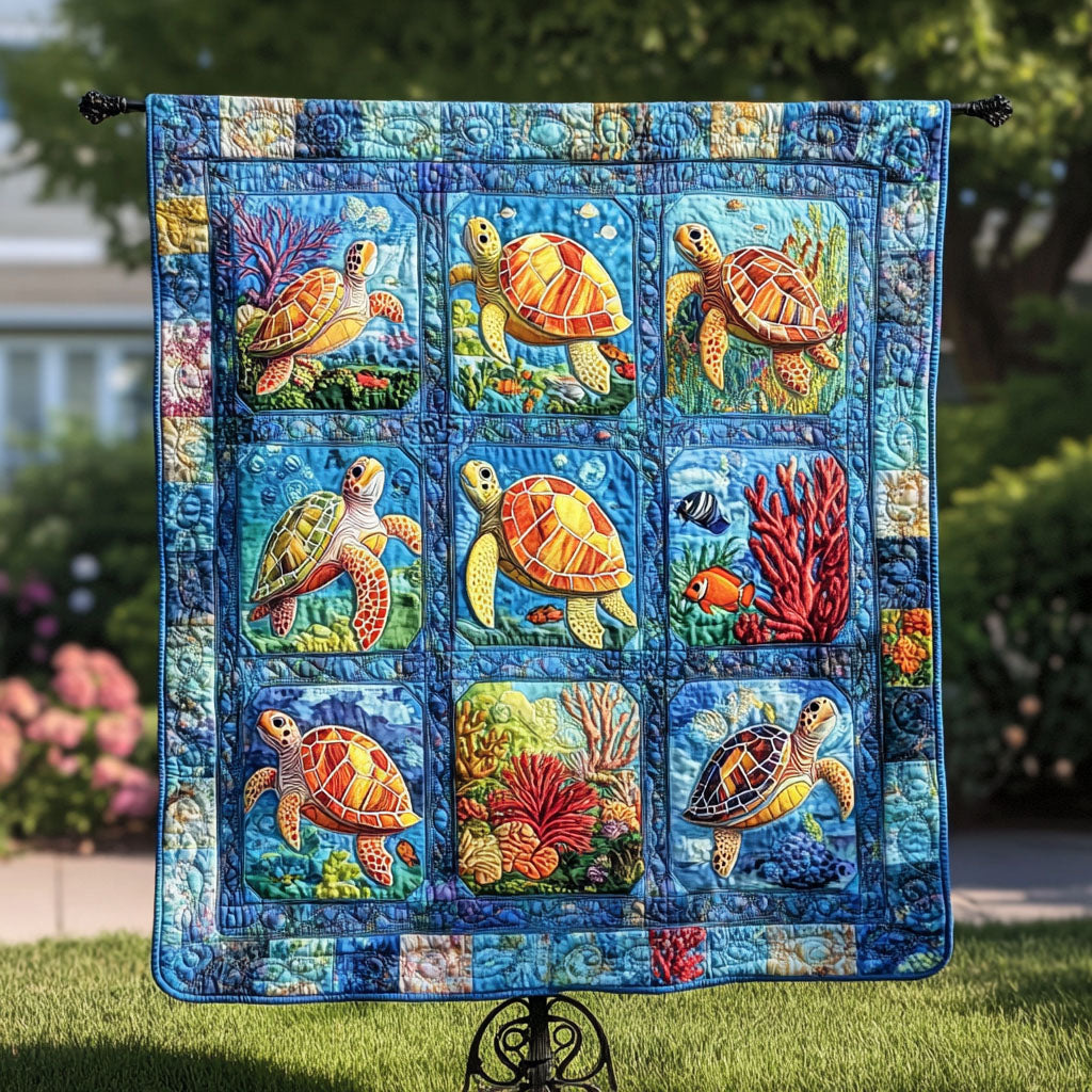 Tide Keeper Quilted Blanket