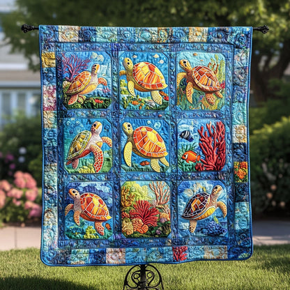 Tide Keeper Quilted Blanket