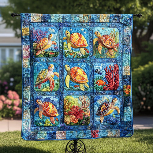 Tide Keeper Quilted Blanket
