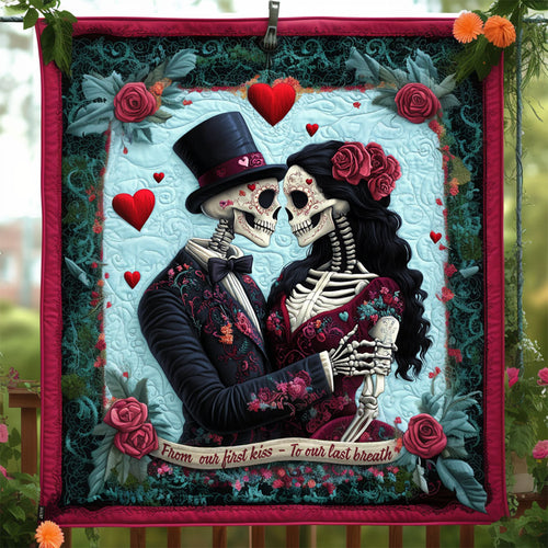 Till Death Unites Quilted Blanket