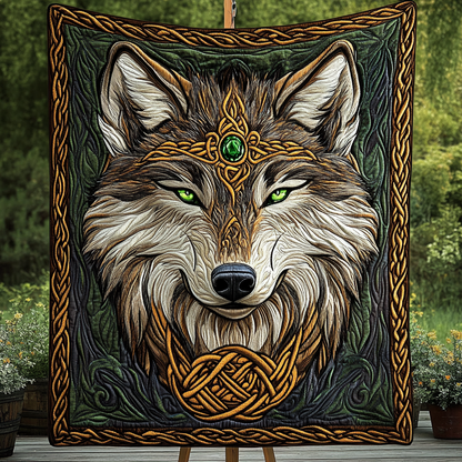 Timber Howl Quilted Blanket