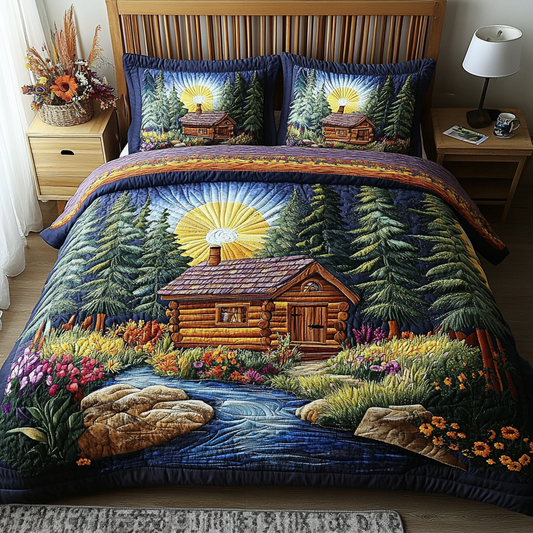 Timber Trail 3-Piece Quilted Bedding Set