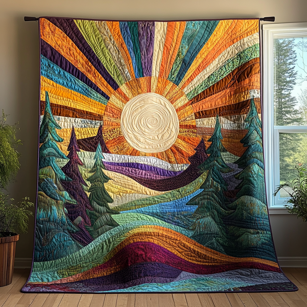 Timeless Grove Quilted Blanket