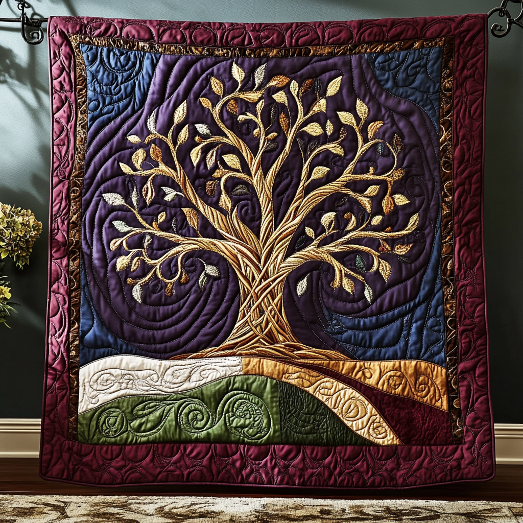 Timeless Growth Quilted Blanket