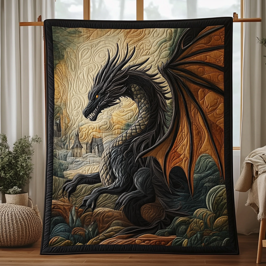 Timeless Scales Quilted Blanket