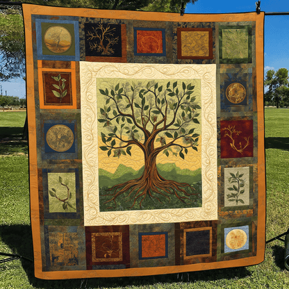 Timeless Tree Quilted Blanket