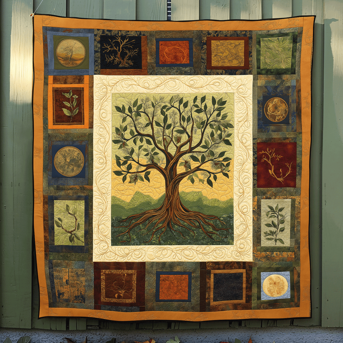 Timeless Tree Quilted Blanket
