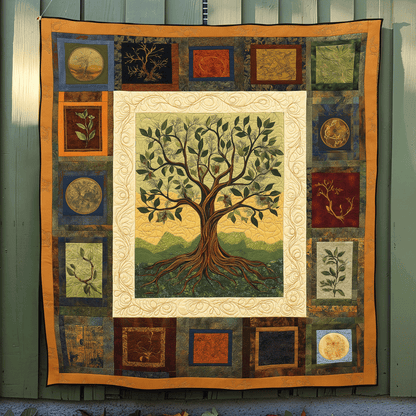 Timeless Tree Quilted Blanket