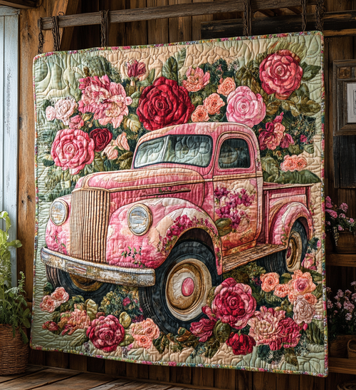 Timeless Truck Quilted Blanket