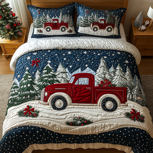 Timeless Truckload 3-Piece Quilted Bedding Set