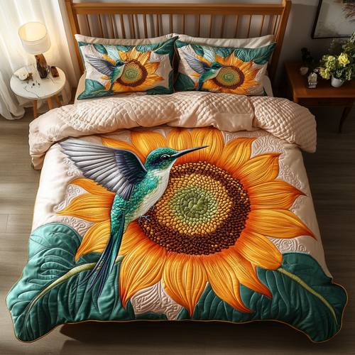 Tiny Grace 3-Piece Quilted Bedding Set