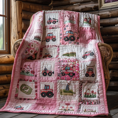 Tractor Love Quilted Blanket
