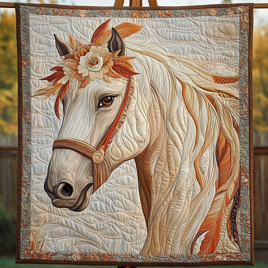 Trail of the Brave Quilted Blanket
