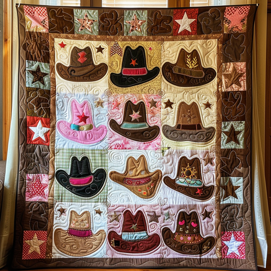 Trailblazer's Hat Quilted Blanket