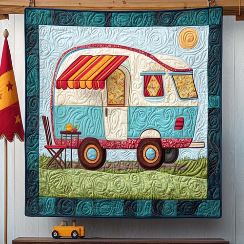 Tranquil Woods Quilted Blanket