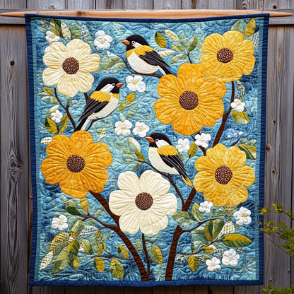 Tree Hopper Quilted Blanket