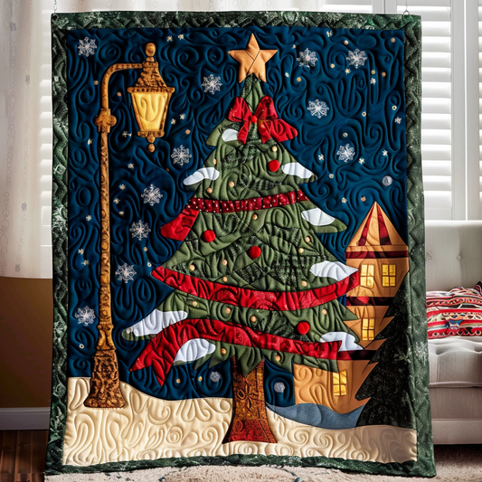 Tree of Joy Quilted Blanket
