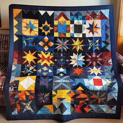 Tribal Elegance Quilted Blanket