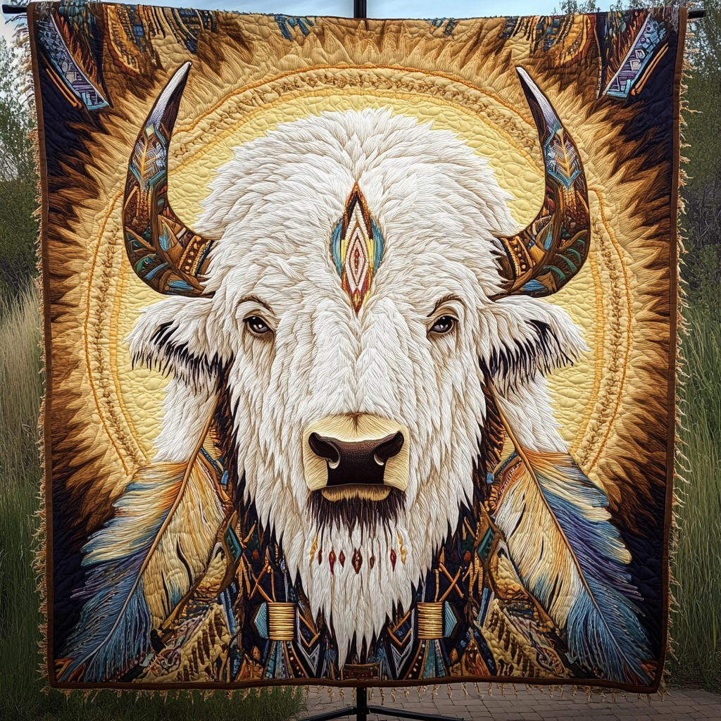 Tribal Plains Quilted Blanket