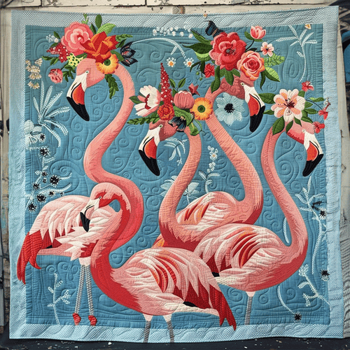 Tropical Escape Quilted Blanket
