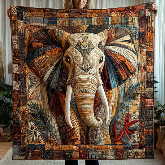 Trunked Majesty Quilted Blanket