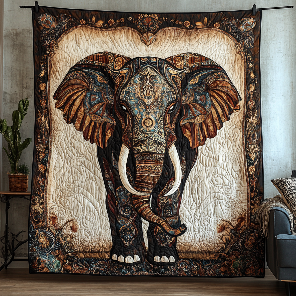 Trunkful of Dreams Quilted Blanket