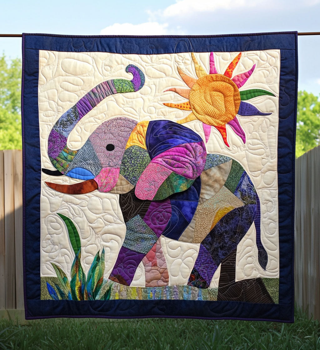 Tusked Treasure Quilted Blanket