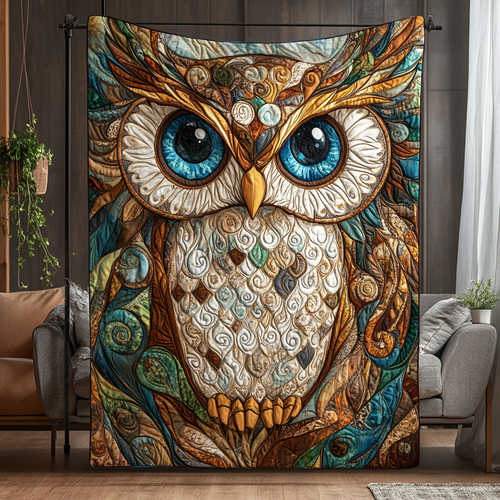 Twilight Talons Quilted Blanket